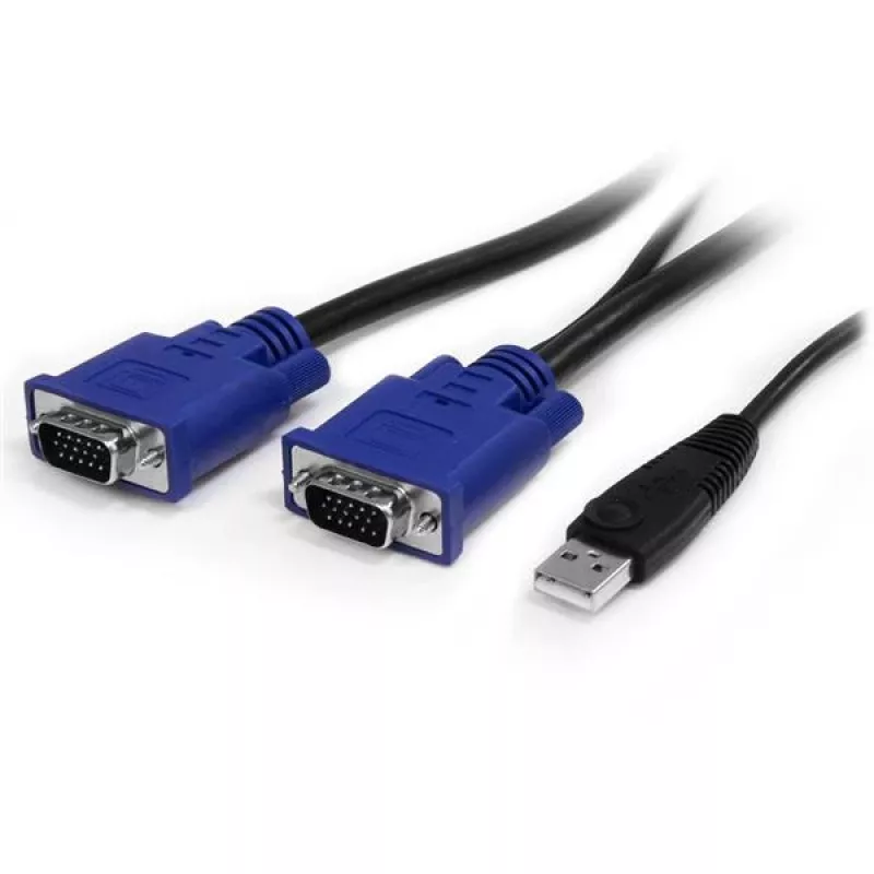 StarTech.com 16 pordiga 1U rack-monteeritav USB KVM-lüliti komplekt ekraanimenüü ja kaablitega