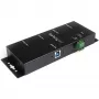StarTech.com 4-pordiline tööstuslik USB 3.0 jaotur ESD-kaitsega~4-pordiline USB 3.0 jaotur - 5 Gbps - metallist tööstuslik USB-A jaotur - seinale või lauale kinnitatav USB-andmejaotur - TAA-le vastav USB-laiendusjaotur
