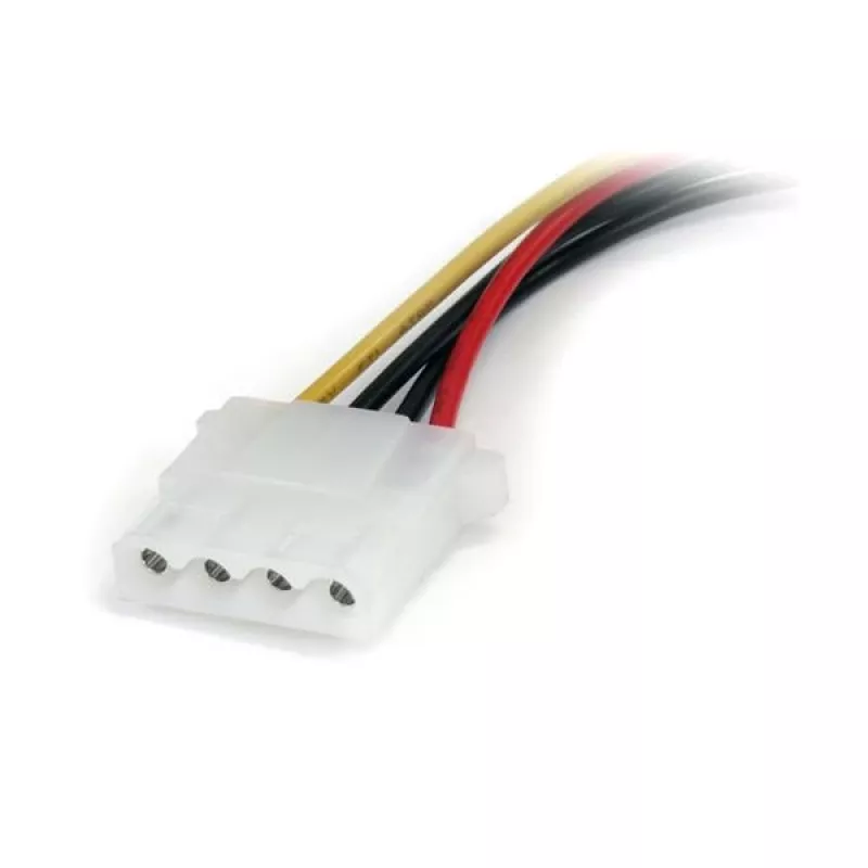 StarTech.com 6-tolline SATA–LP4 toitekaabli adapter – F/M, Molex (4-pin), SATA 15-pin, 0,1524 m, isane, isane, sirge