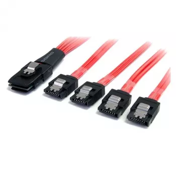StarTech.com 50cm Serial Attached SCSI SAS-kaabel - SFF-8087 4x riivistuva SATA-pistikuga