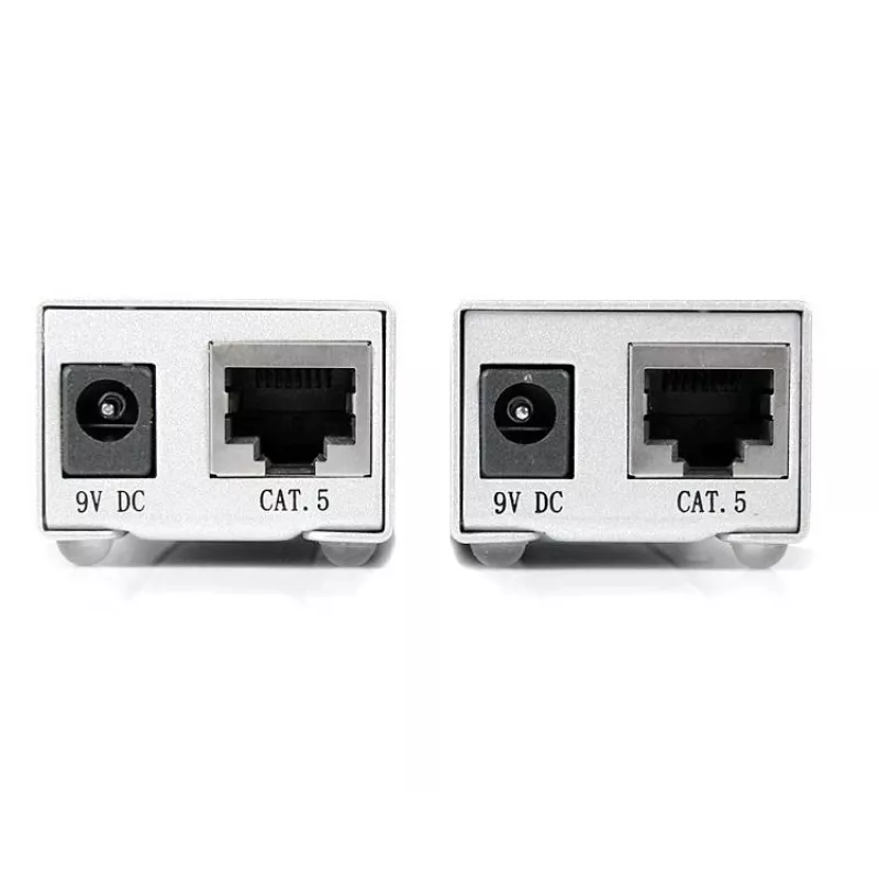 StarTech.com RS232 Serial over Cat5 Extender, 1km (3300ft) leviala, Plug & Play, tarkvara pole vaja, DB9 jadapikendus – TAA