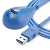 StarTech.com 1,5 m töölaua SuperSpeed USB 3.0 pikenduskaabel - A-A-pistik/emane
