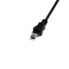 StarTech.com 1 ft Mini USB 2.0 kaabel - USB A to Mini B F/M, 0,3 m, USB A, Mini-USB B, isane/emane, 0,48 Gbit/s, must