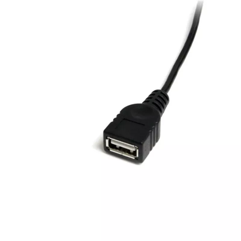 StarTech.com 1 ft Mini USB 2.0 kaabel - USB A to Mini B F/M, 0,3 m, USB A, Mini-USB B, isane/emane, 0,48 Gbit/s, must