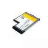 StarTech.com 2-pordiline süvistatav ExpressCard 54 mm SuperSpeed USB 3.0 kaardiadapter UASP toega