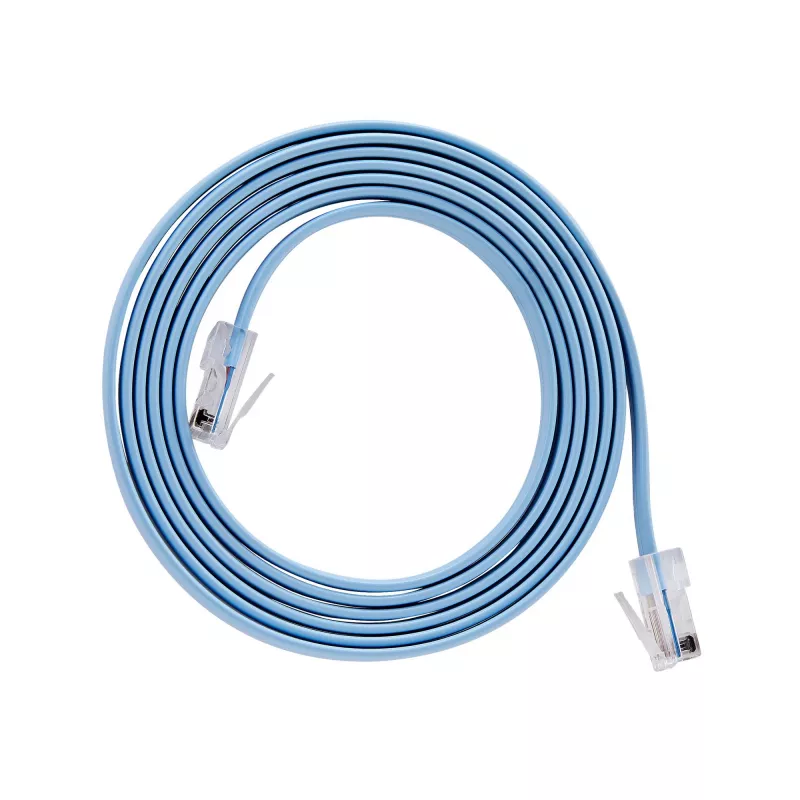 StarTech.com 6 jala pikkune Cisco konsooli rullkaabel - RJ45 M/M, 1,8 m, RJ-45, RJ-45, sinine