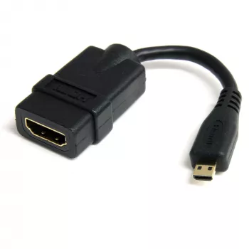StarTech.com Micro HDMI – HDMI adapter – 4K 30 Hz video – vastupidav kiire Micro HDMI tüüp-D – HDMI 1.4 muundur / kaabliadapter dongel – Ultra HD HDMI monitorid, telerid ja ekraanid – E/I