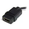 StarTech.com Micro HDMI – HDMI adapter – 4K 30 Hz video – vastupidav kiire Micro HDMI tüüp-D – HDMI 1.4 muundur / kaabliadapter dongel – Ultra HD HDMI monitorid, telerid ja ekraanid – E/I