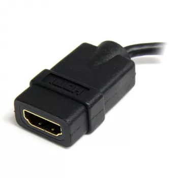 StarTech.com Micro HDMI – HDMI adapter – 4K 30 Hz video – vastupidav kiire Micro HDMI tüüp-D – HDMI 1.4 muundur / kaabliadapter dongel – Ultra HD HDMI monitorid, telerid ja ekraanid – E/I