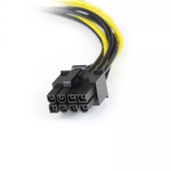 StarTech.com 6-tolline LP4 8-kontaktilisele PCI Expressi videokaardi toitekaabli adapter