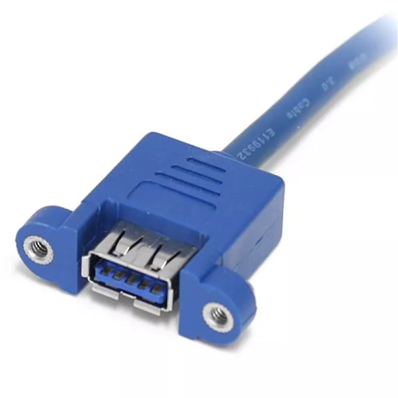 StarTech.com 2 pordiga paneelmonteeritav USB 3.0 kaabel – USB A emaplaadi pistiku kaabel ema/ema