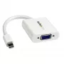 StarTech.com Mini DisplayPort–VGA-adapter – aktiivne Mini-DP–VGA-muundur – 1080p-video – mDP või Thunderbolt 1/2 Mac/PC VGA-kuvarile/projektorile/ekraanile – mDP 1.2–VGA-dongel – valge