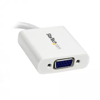 StarTech.com Mini DisplayPort–VGA-adapter – aktiivne Mini-DP–VGA-muundur – 1080p-video – mDP või Thunderbolt 1/2 Mac/PC VGA-kuvarile/projektorile/ekraanile – mDP 1.2–VGA-dongel – valge