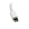 StarTech.com Mini DisplayPort–VGA-adapter – aktiivne Mini-DP–VGA-muundur – 1080p-video – mDP või Thunderbolt 1/2 Mac/PC VGA-kuvarile/projektorile/ekraanile – mDP 1.2–VGA-dongel – valge