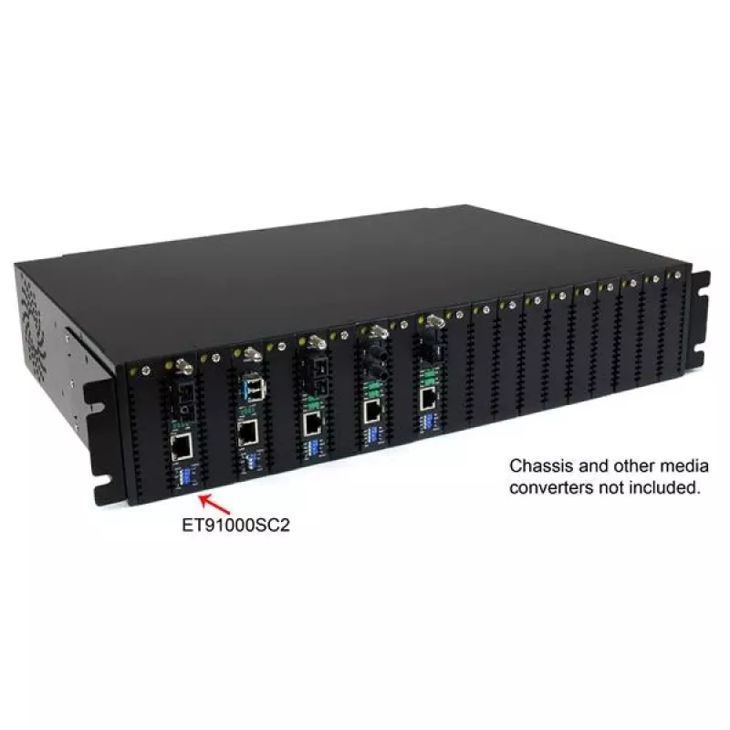 StarTech.com Gigabit Ethernet Multi Mode Fiibermeediakonverter SC 550m - 1000 Mbps