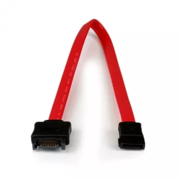 StarTech.com 0,3 m SATA pikenduskaabel, 0,3 m, SATA III, SATA 7-kontaktiline, SATA 7-kontaktiline, Isane/Emane, Must, Punane