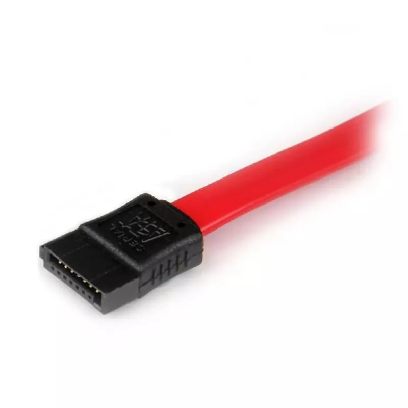 StarTech.com 0,3 m SATA pikenduskaabel, 0,3 m, SATA III, SATA 7-kontaktiline, SATA 7-kontaktiline, Isane/Emane, Must, Punane