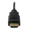 StarTech.com 1 m mikro-HDMI-HDMI-kaabel Ethernetiga – 4K 30 Hz video – vastupidav kiire mikro-HDMI tüüp D HDMI 1.4 adapterkaabel/muundurjuhe – UHD HDMI monitorid/telerid/kuvarid – isane/isane