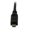StarTech.com 1 m mikro-HDMI-HDMI-kaabel Ethernetiga – 4K 30 Hz video – vastupidav kiire mikro-HDMI tüüp D HDMI 1.4 adapterkaabel/muundurjuhe – UHD HDMI monitorid/telerid/kuvarid – isane/isane