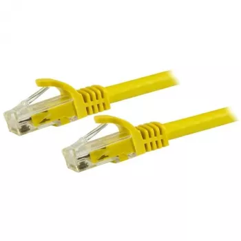 StarTech.com 15m CAT6 Ethernet kaabel - kollane CAT 6 Gigabit Ethernet Wire -250MHz 100W PoE RJ45 UTP võrk/Patch Cord Snagless w/Strain Relief Individually Tested