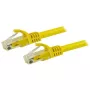 StarTech.com 15m CAT6 Ethernet kaabel - kollane CAT 6 Gigabit Ethernet Wire -250MHz 100W PoE RJ45 UTP võrk/Patch Cord Snagless w/Strain Relief Individually Tested