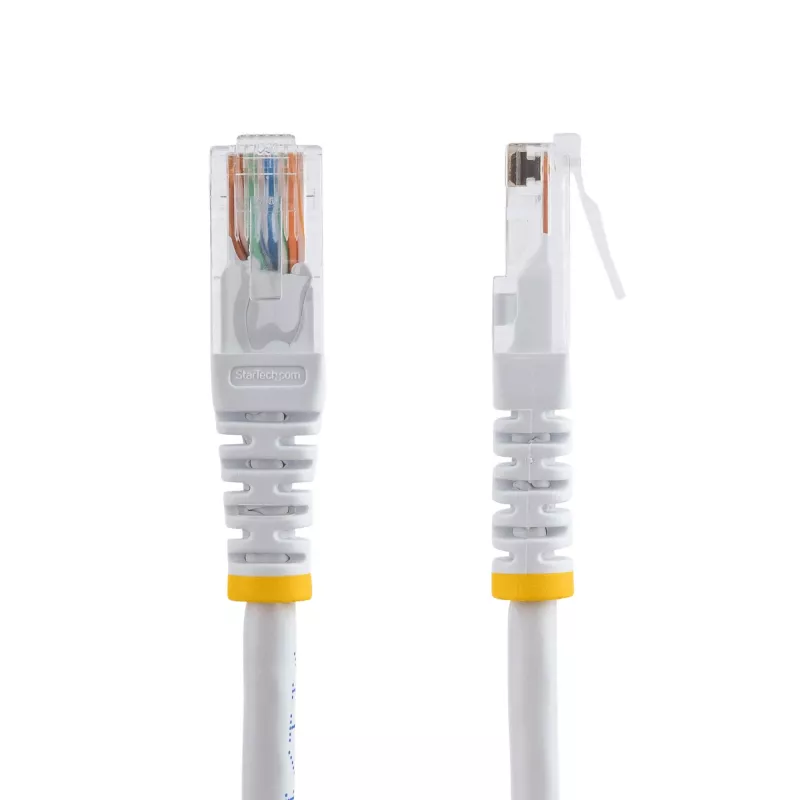 StarTech.com 15m Cat5e valge vormitud RJ45 UTP Cat 5e patch-kaabel - 15 m patch-juhe