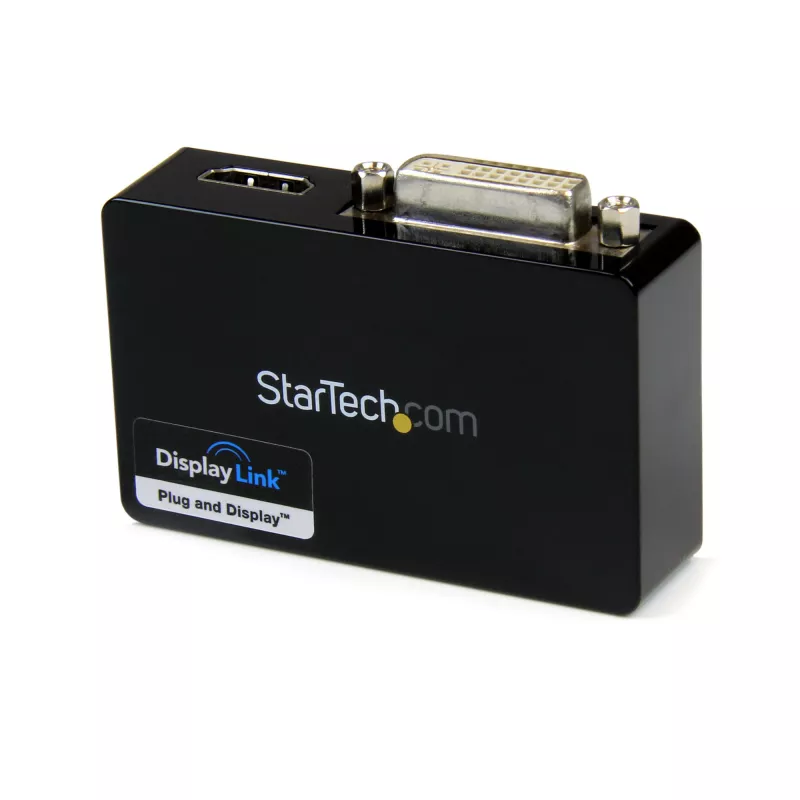 StarTech.com USB 3.0 HDMI/DVI-adapter - 2048x1152, 3.2 Gen 1 (3.1 Gen 1), USB tüüp-B, DVI-väljund, HDMI-väljund, 2048 x 1152 pikslit