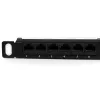 StarTech.com 24-pordine 0,5U Cat5e patch-paneel – RJ45 Ethernet riiulisse paigaldatav Cat 5e 110 patch-paneel