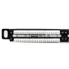 StarTech.com 24-pordine 0,5U Cat5e patch-paneel – RJ45 Ethernet riiulisse paigaldatav Cat 5e 110 patch-paneel