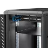 StarTech.com 2U serveririiuli riiul – universaalne 19-tollise võrguseadmete riiuli ja kapi konsoolriiul – vastupidav teras – kandevõime 23 kg – 22-tolline sügav alus, must