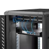 StarTech.com 2U serveririiuli riiul – universaalne 19-tollise võrguseadmete riiuli ja kapi konsoolriiul – vastupidav teras – kandevõime 23 kg – 22-tolline sügav alus, must
