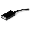 StarTech.com USB OTG adapterkaabel Samsung Galaxy Tab jaoks, 0,1524 m, Samsung 30p, USB A, must, isane, emane