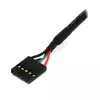 StarTech.com 24in Sisemine 5 kontaktiga USB IDC emaplaadi päisekaabel F/F