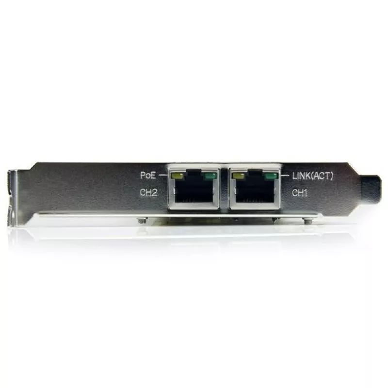 StarTech.com kahe pordiga PCI Express Gigabit Ethernet PCIe võrgukaardi adapter – PoE/PSE