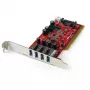 StarTech.com 4-pordiline PCI USB 3.0 adapterkaart SATA/SP4 toitega