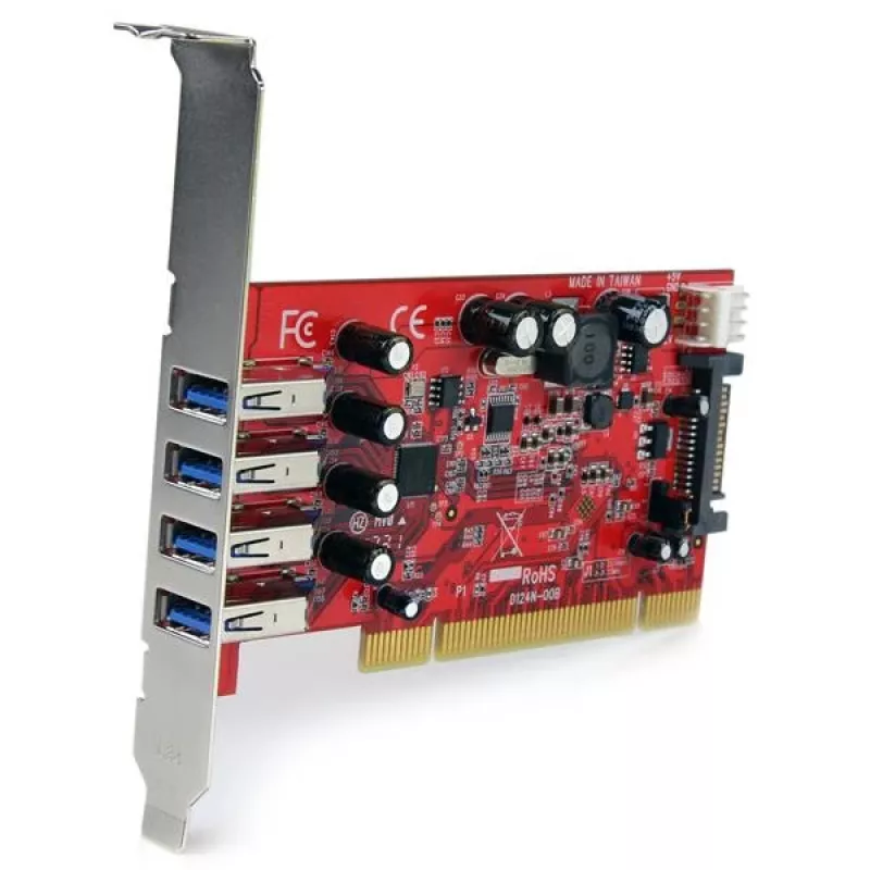 StarTech.com 4-pordiline PCI USB 3.0 adapterkaart SATA/SP4 toitega