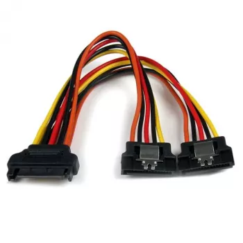 StarTech.com 6-tolline lukustuv SATA toite Y-jagajakaabel – isane/emane