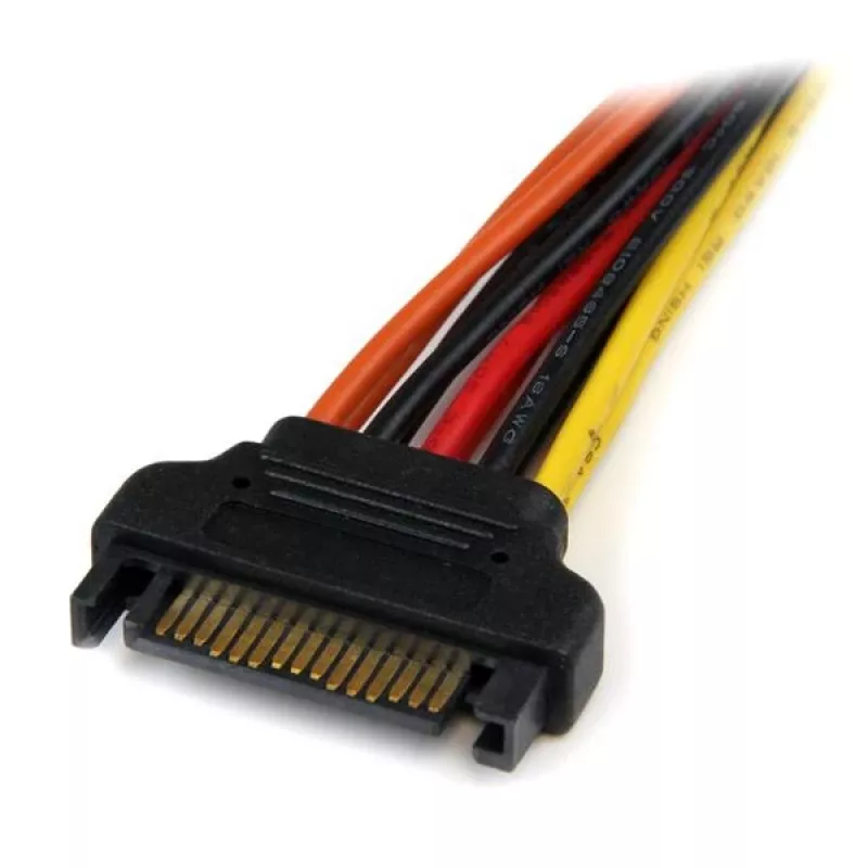 StarTech.com 6-tolline lukustuv SATA toite Y-jagajakaabel – isane/emane