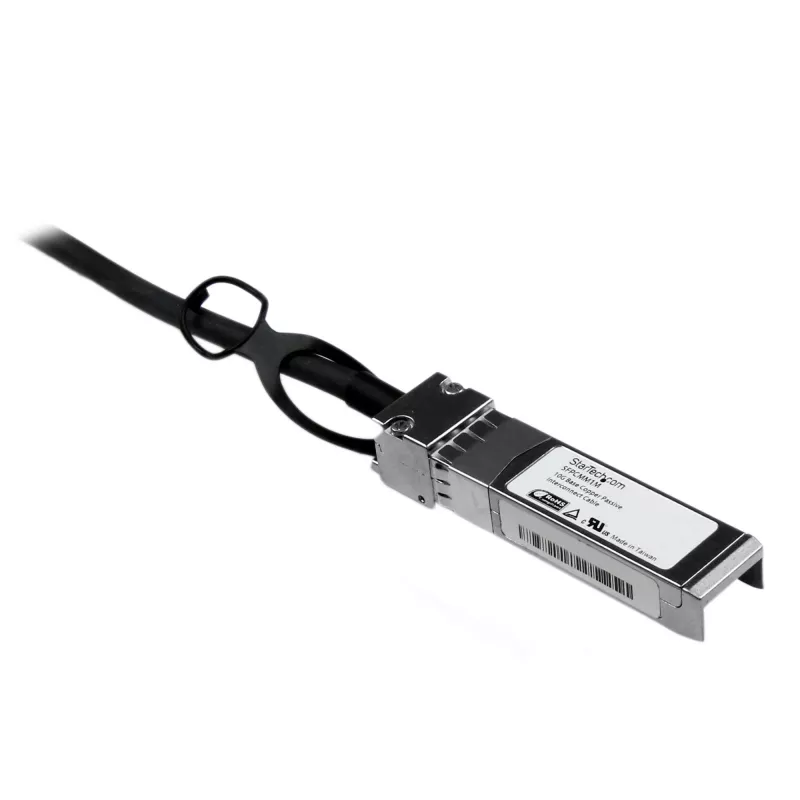 StarTech.com Cisco SFP-H10GB-CU1M-ga ühilduv 1 m 10G SFP+ kuni SFP+ otseühenduskaabel Twinax - 10GbE SFP+ vask DAC 10 Gbps väikese võimsusega passiivne Mini GBIC / transiiverimoodul DAC Firepower ASR920 ASR9000