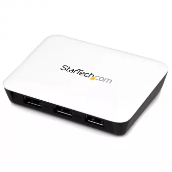 StarTech.com USB 3.0 Gigabit Etherneti NIC võrguadapter 3-pordilise jaoturiga – valge