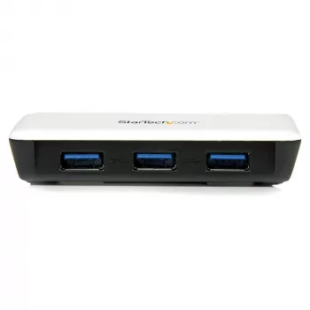StarTech.com USB 3.0 Gigabit Etherneti NIC võrguadapter 3-pordilise jaoturiga – valge