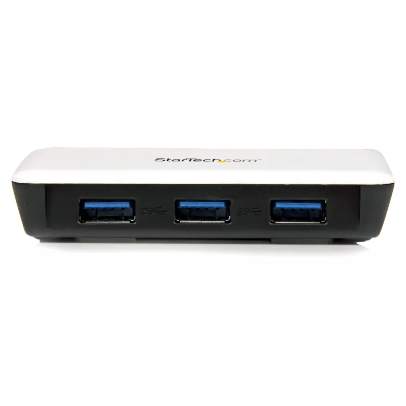 StarTech.com USB 3.0 Gigabit Etherneti NIC võrguadapter 3-pordilise jaoturiga – valge