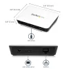 StarTech.com USB 3.0 Gigabit Etherneti NIC võrguadapter 3-pordilise jaoturiga – valge