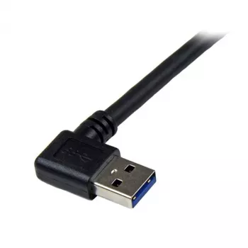 StarTech.com 1 m must SuperSpeed USB 3.0 kaabel – täisnurkne A-pistik isase B-pistikuga – m/m