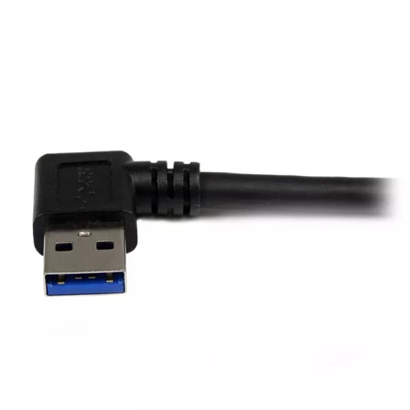 StarTech.com 1 m must SuperSpeed USB 3.0 kaabel – täisnurkne A-pistik isase B-pistikuga – m/m