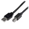 StarTech.com 20 m aktiivne USB 2.0 A-B kaabel, pikk USB-kaabel, USB-printerikaabel, 1x USB A (isas), 1x USB B (isas), must