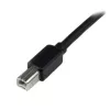 StarTech.com 20 m aktiivne USB 2.0 A-B kaabel, pikk USB-kaabel, USB-printerikaabel, 1x USB A (isas), 1x USB B (isas), must