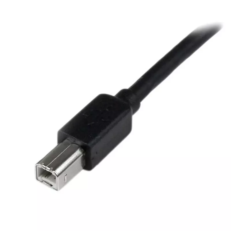 StarTech.com 20 m aktiivne USB 2.0 A-B kaabel, pikk USB-kaabel, USB-printerikaabel, 1x USB A (isas), 1x USB B (isas), must