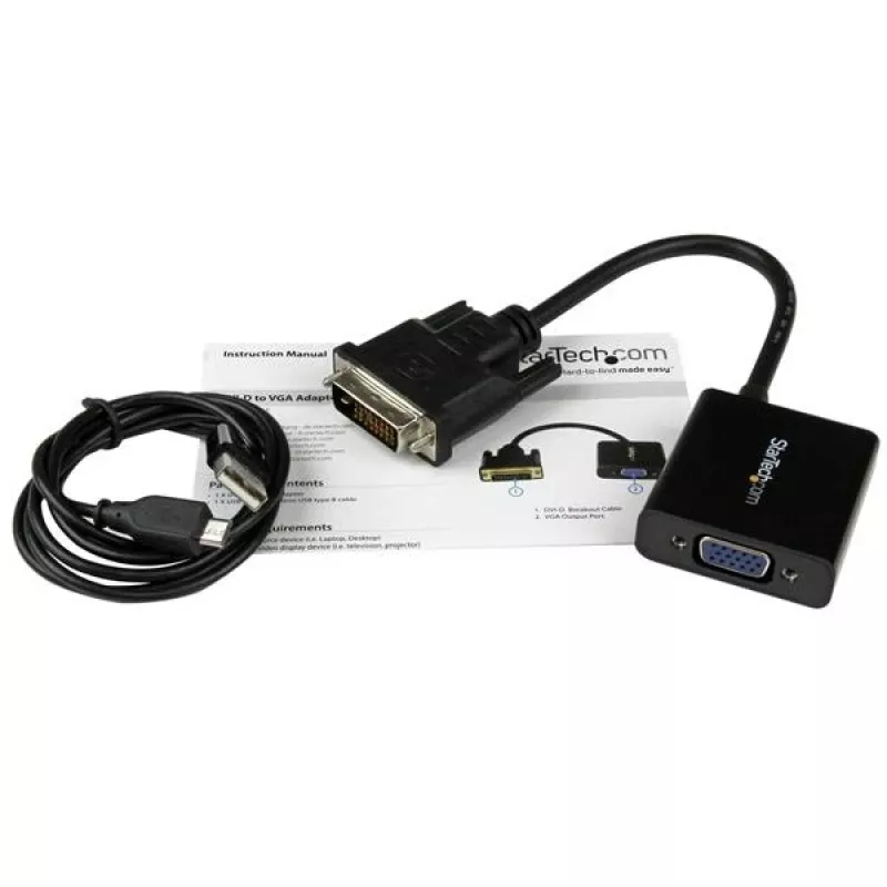 StarTech.com DVI-D–VGA aktiivmuundurkaabel – 1080p