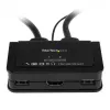 StarTech.com 2-pordiline USB HDMI kaabel-KVM-lüliti heli ja kauglülitusega – USB-toitega